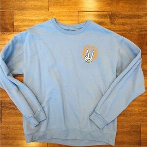 Blue Graphic Men's Sweater